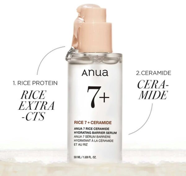 Anua Rice Ceramide Hydrating Barrier Serum - Imagen 3