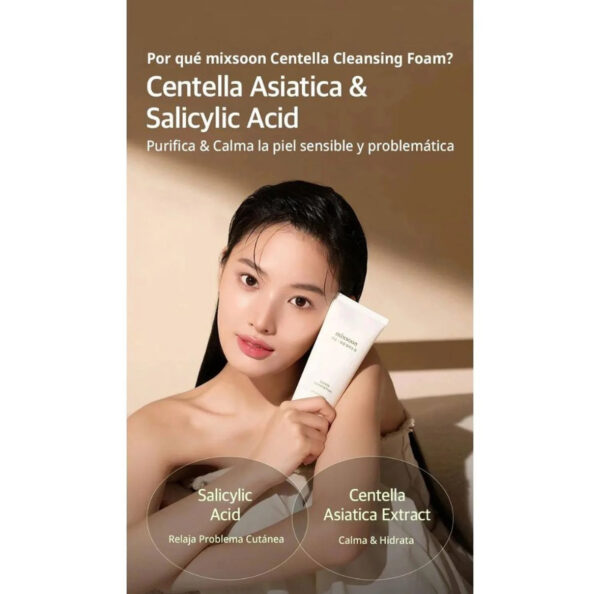 Mixsoon Centella Cleansing Foam - Imagen 3