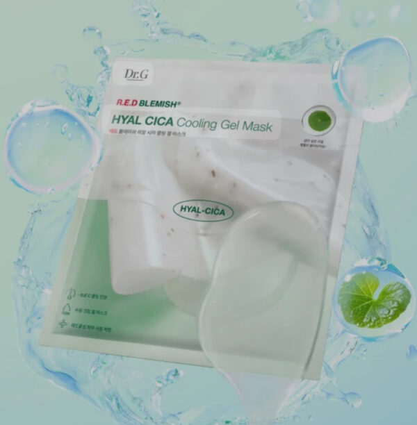Dr.G R.E.D Blemish Hyal Cica Mask- Calmante e Hidratante con Centella - Imagen 2