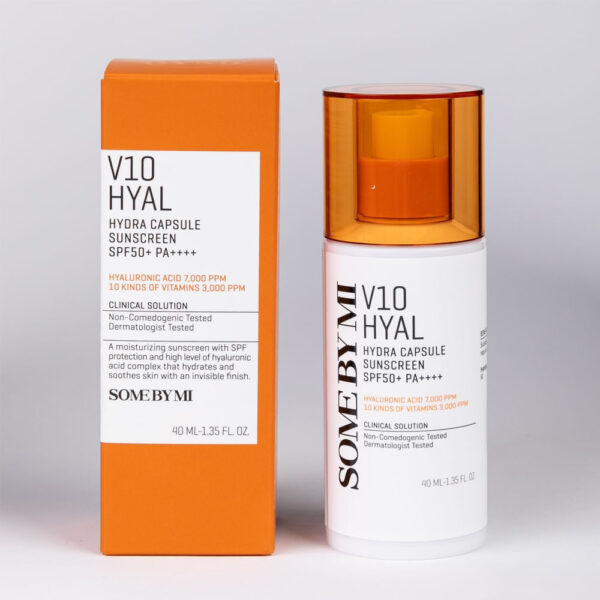 SOME BY MI V10 Hyal Hydra Capsule Sunscreen SPF50+ PA++++ - Imagen 2