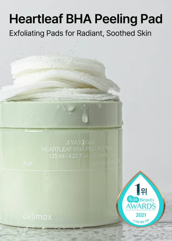 Celimax Heartleaf BHA Peeling Pad - Imagen 2