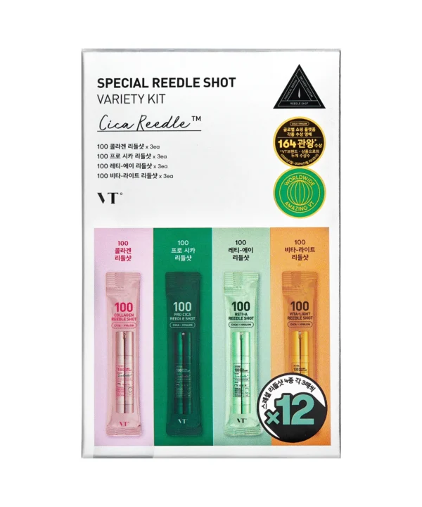 VT Cosmetics Reedle Shot Variety Kit-Tratamiento con Microagujas Vegetales