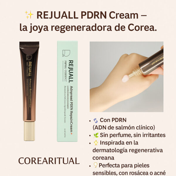Crema Rejuall PDRN – Reparación y Regeneración para Piel Sensible - Imagen 2