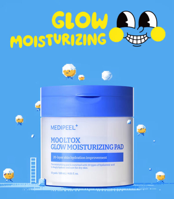 Medi-Peel Mooltox Glow Moisturizing Pad – Pads Ultra Hidratantes