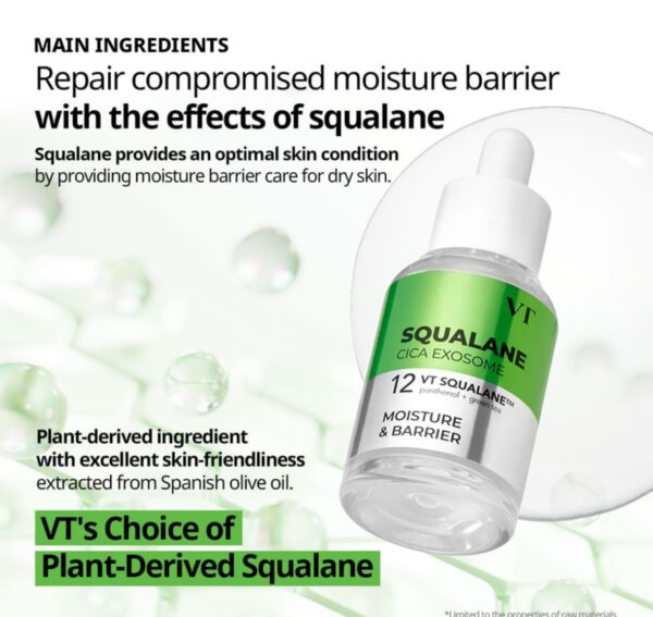 VT Cica Exosome Squalane Ampoule – Sérum Calmante y Reparador - Imagen 2