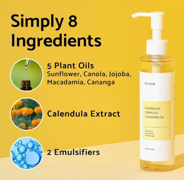 iUNIK Calendula Complete Cleansing Oil - Imagen 4