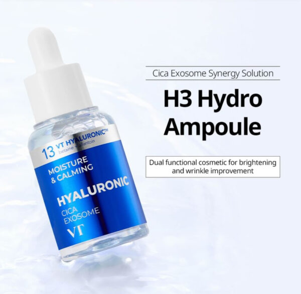 VT Cosmetics Cica Exosome H3 Hyaluronic Ampoule – Sérum Hidratante 30 ml