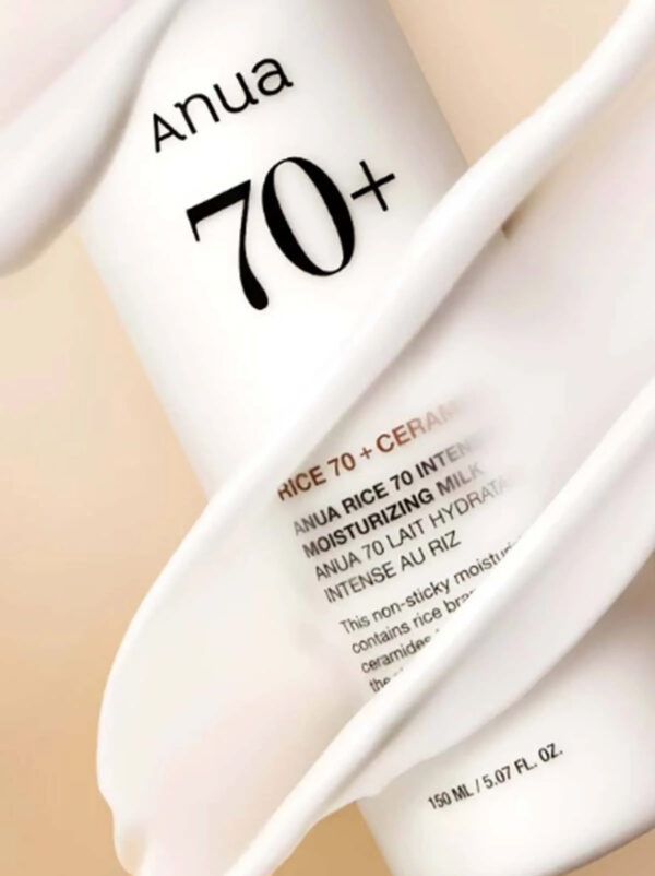 Anua Rice 70+ Ceramide Intensive Moisturizing Milk - Imagen 2