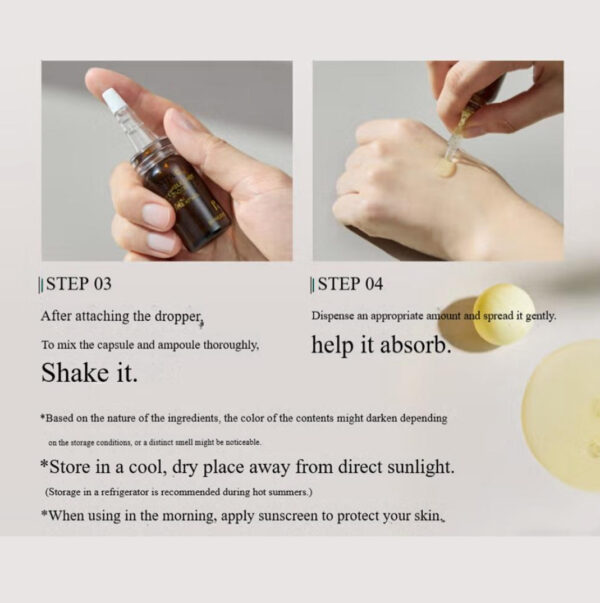 BONCEPT Vita C Double Shot Ampoule – Tratamiento Intensivo 7 Días Vitamina C + Retinol - Imagen 5