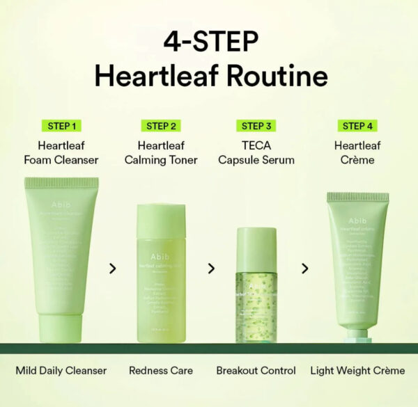 Abib Heartleaf Calming Trial Kit - Imagen 2