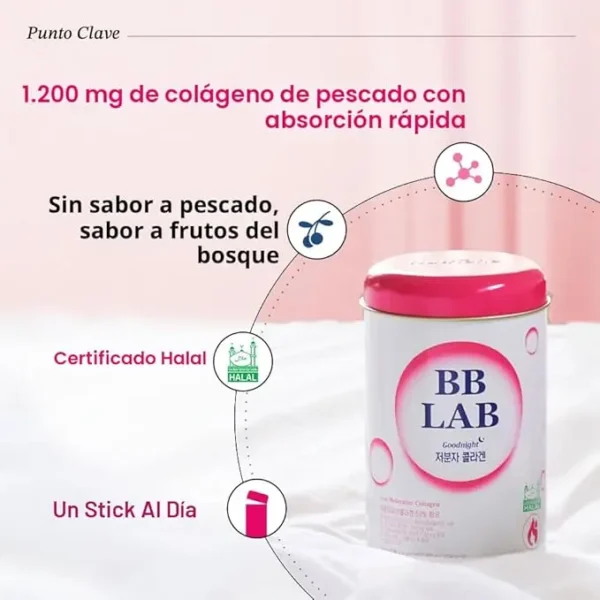 BB LAB Goodnight – Colágeno Marino de Baja Masa Molecular - Imagen 2
