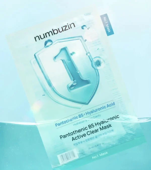 Numbuzin No.1 Mascarilla Hidratante Activa – Pantenol B5 y Ácido Hialurónico - Imagen 3