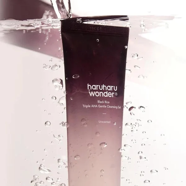 Haruharu Wonder Black Rice Triple AHA Gentle Cleansing Gel 100 ml - Imagen 3