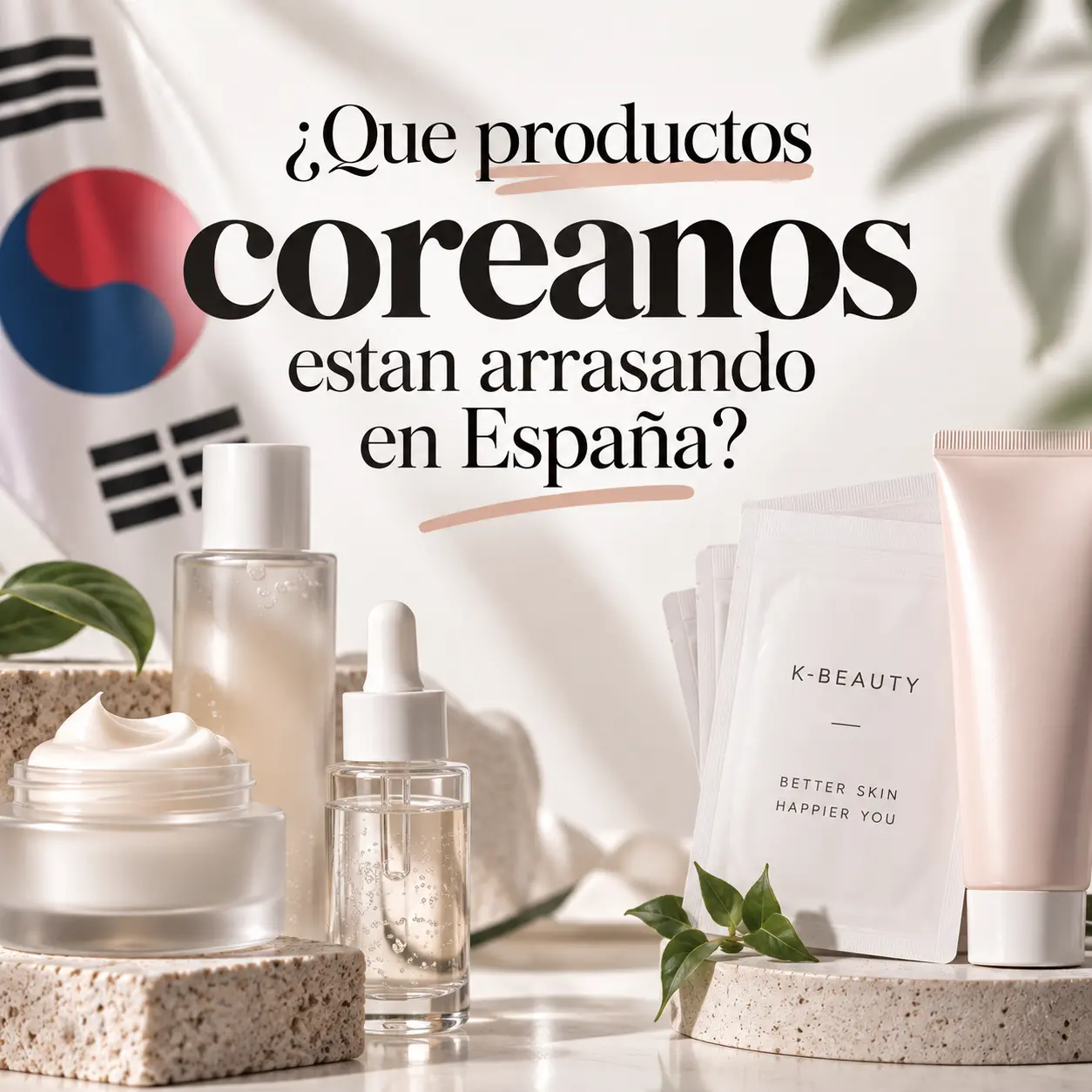 Productos coreanos de belleza K-Beauty en España.