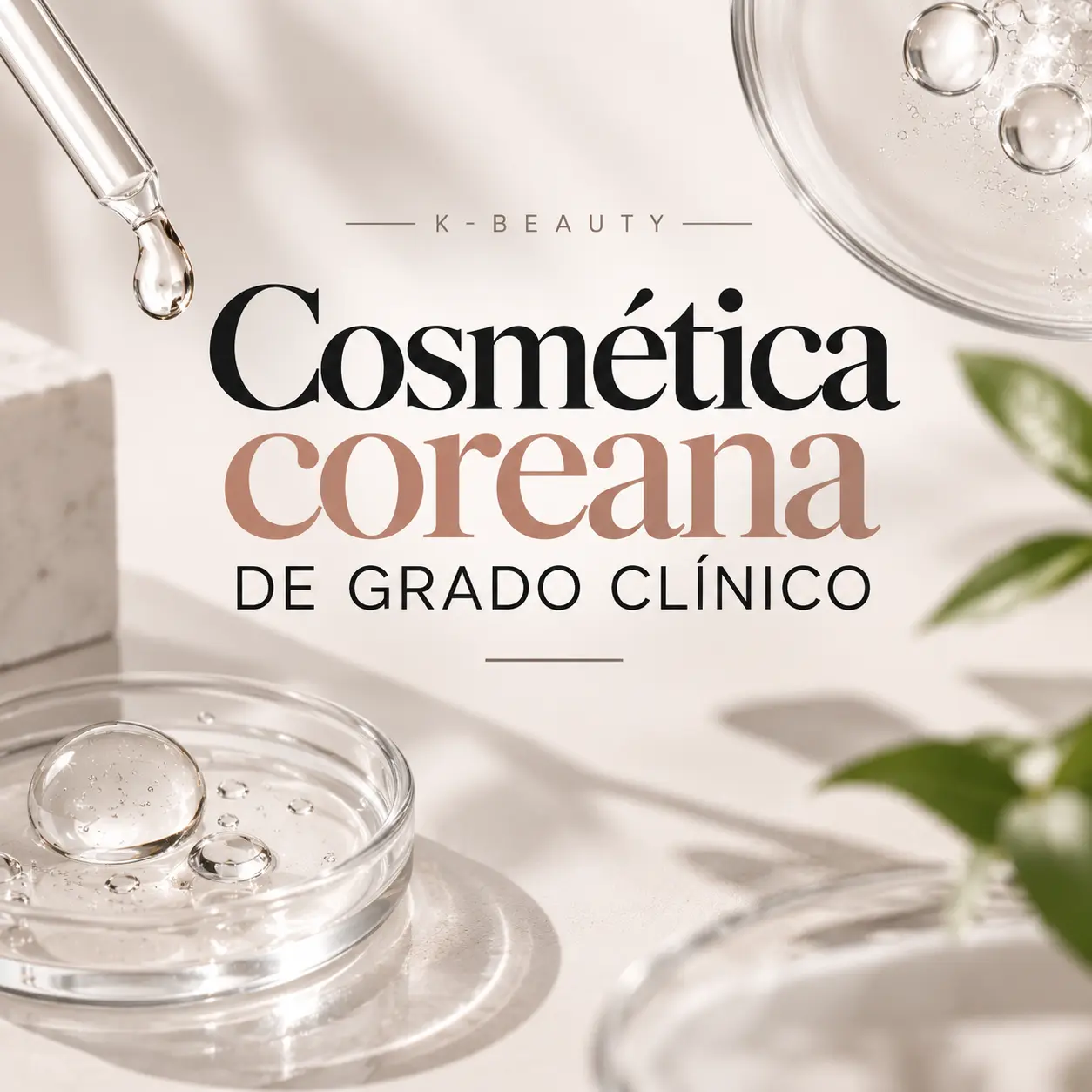 K-Beauty: Cosmética coreana de grado clínico. Productos de belleza.