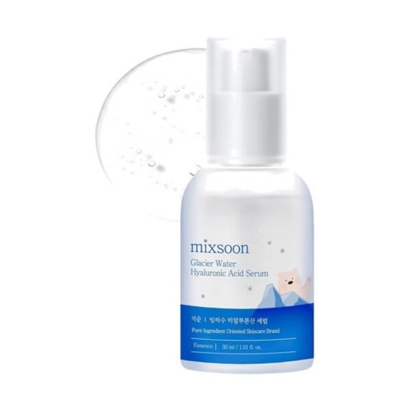 Mixsoon Glacier Water Hyaluronic Acid Serum 30 ml | Sérum Hidratante con Ácido Hialurónico