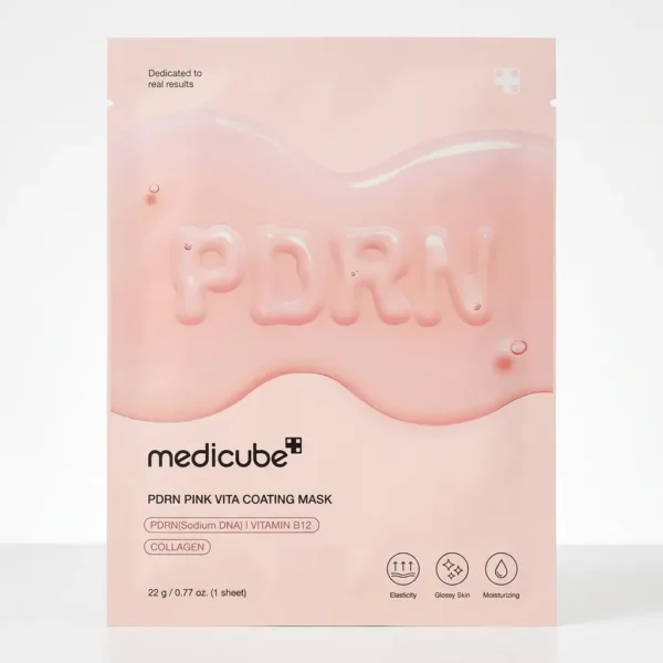 Medicube PDRN Pink Vita Coating Mask – Mascarilla con PDRN y Colágeno | 1 unidad