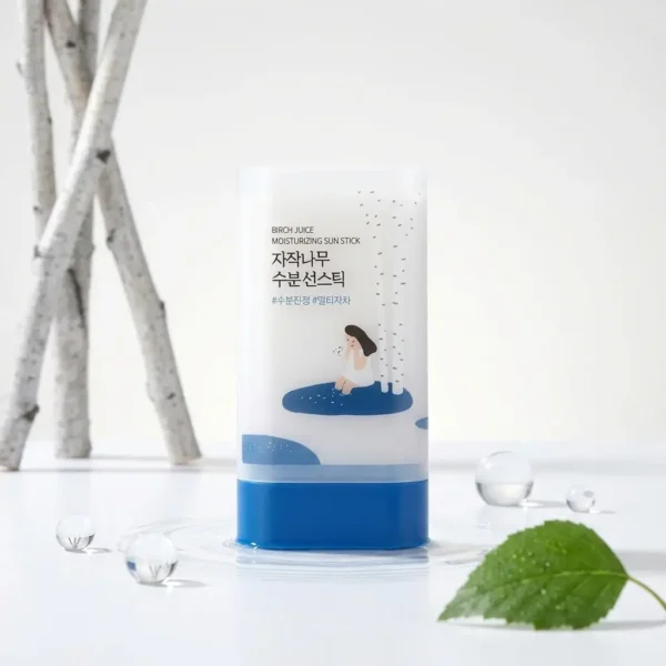 Round Lab Birch Juice Moisturizing Sun Stick SPF50+ PA++++ 19 g | Protector Solar en Barra Hidratante - Imagen 2
