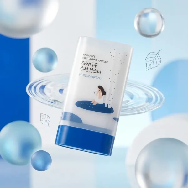 Round Lab Birch Juice Moisturizing Sun Stick SPF50+ PA++++ 19 g | Protector Solar en Barra Hidratante - Imagen 3