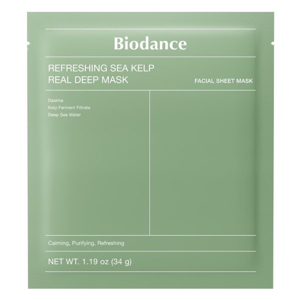Biodance Refreshing Sea Kelp Real Deep Mask – Mask Hidrogel Calmante con Algas