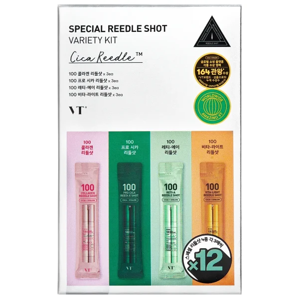 VT Cosmetics Reedle Shot Variety Kit-Tratamiento con Microagujas Vegetales
