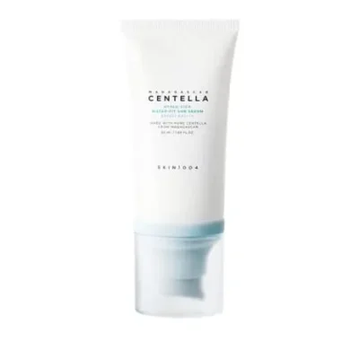 Protector solar con acabado glow