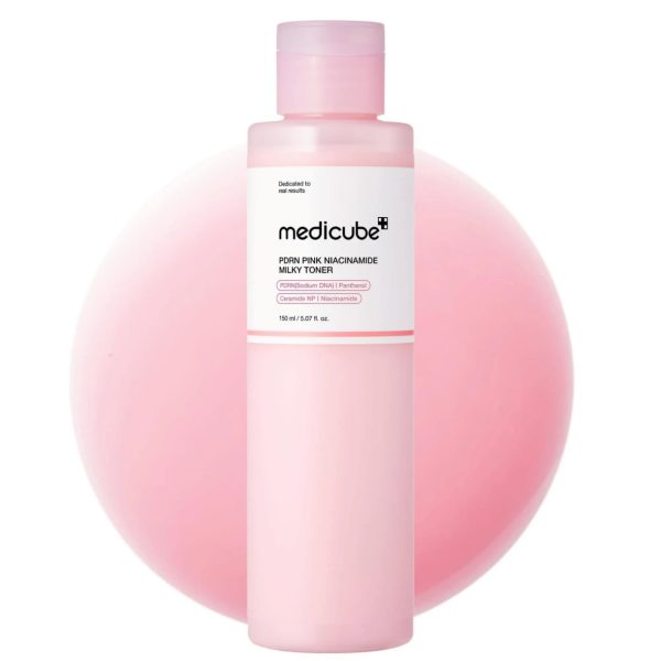Medicube PDRN Pink Niacinamide Toner 150ml.Hidratación,luminosidad y Antiarrugas