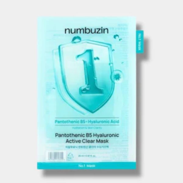 Numbuzin No.1 Mascarilla Hidratante Activa – Pantenol B5 y Ácido Hialurónico