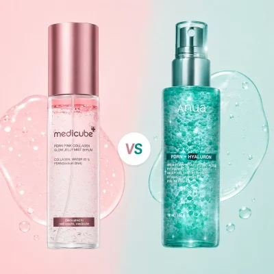 Comparativa Medicube PDRN Mist vs Anua PDRN Mist