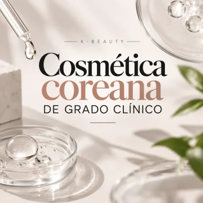 K-Beauty: Cosmética coreana de grado clínico. Productos de belleza.
